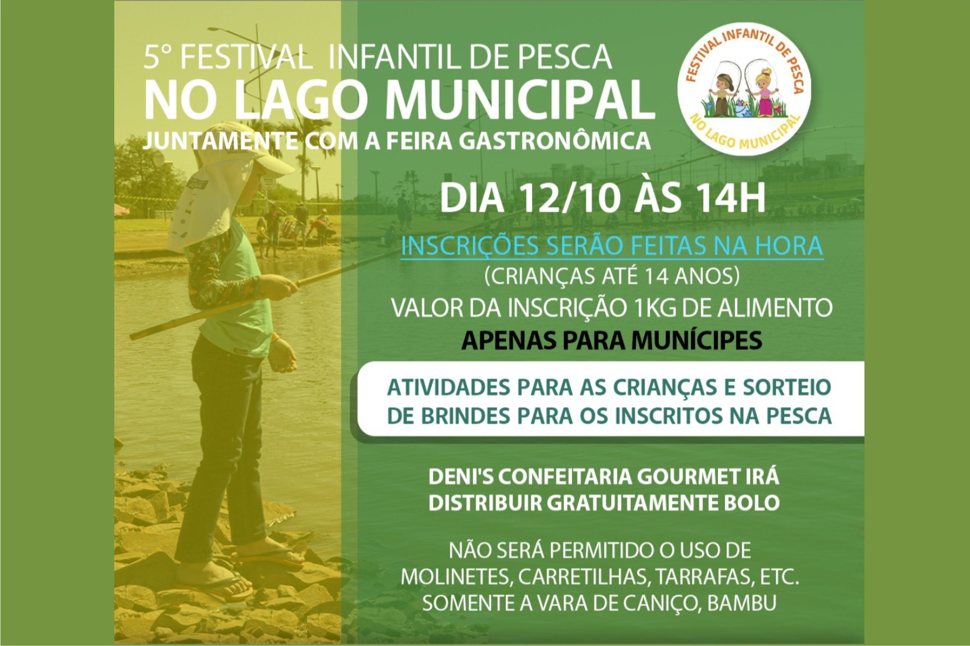 5º Festival Infantil de pesca promete diversão e solidariedade em missal