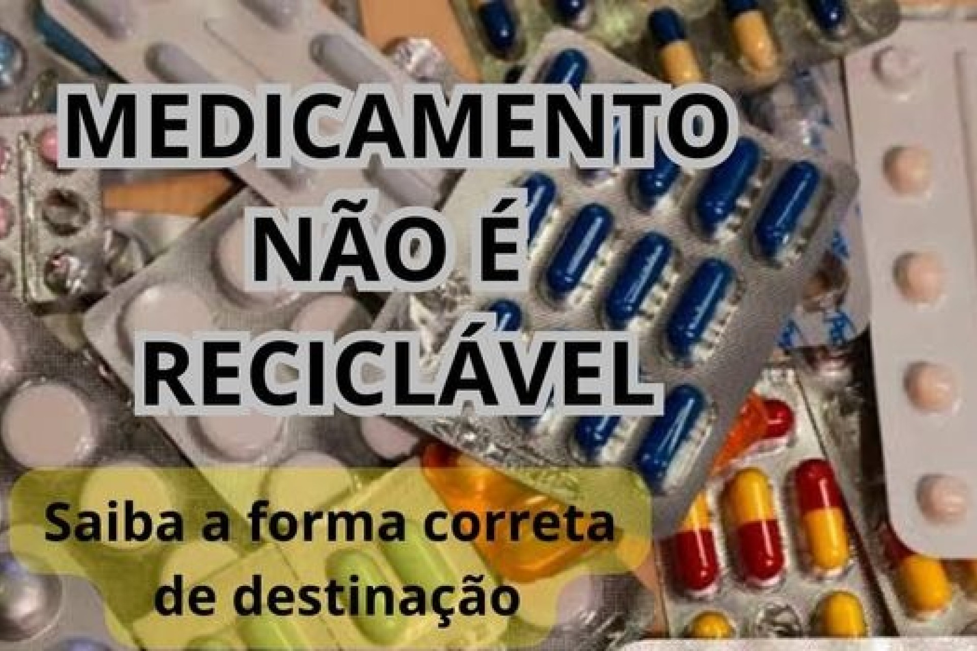 Como descartar medicamentos vencidos ou sem uso