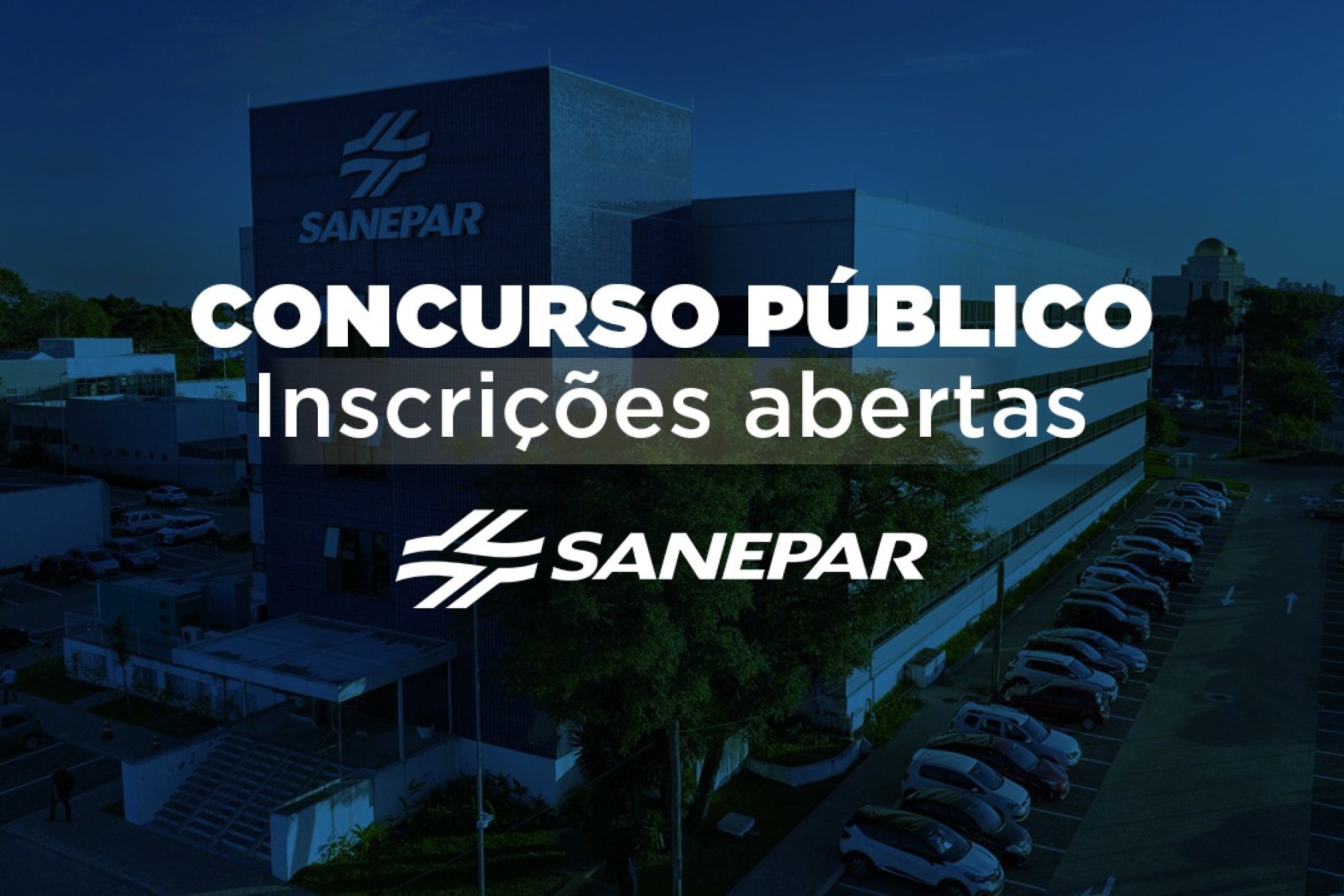 CONCURSO SANEPAR: Inscrições prorrogadas até 21 de outubro