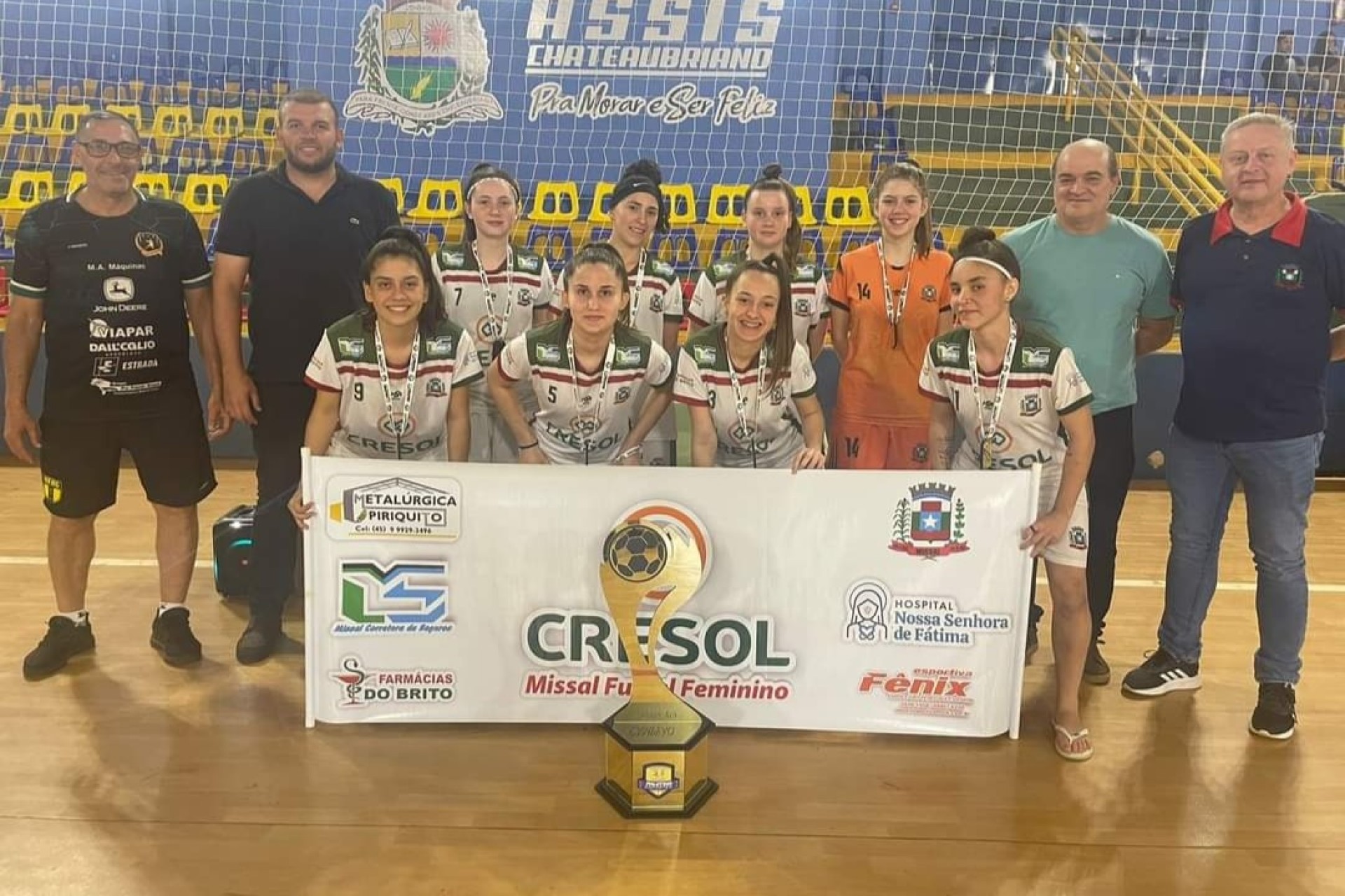 Cresol Missal Futsal Feminino é campeão geral do Circuito Oeste de Futsal em Etapas