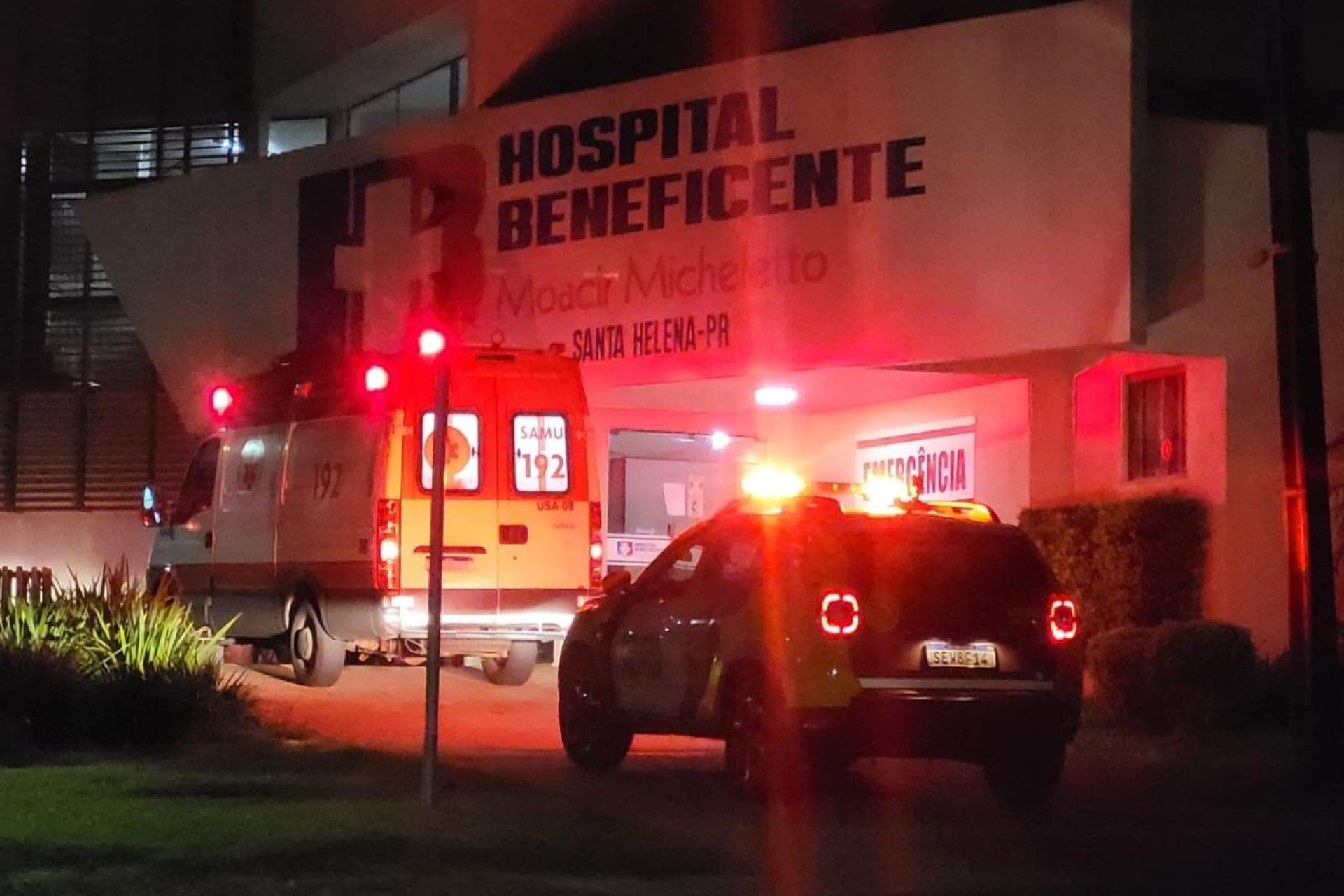 Homem é esfaqueado pela companheira em Santa Helena