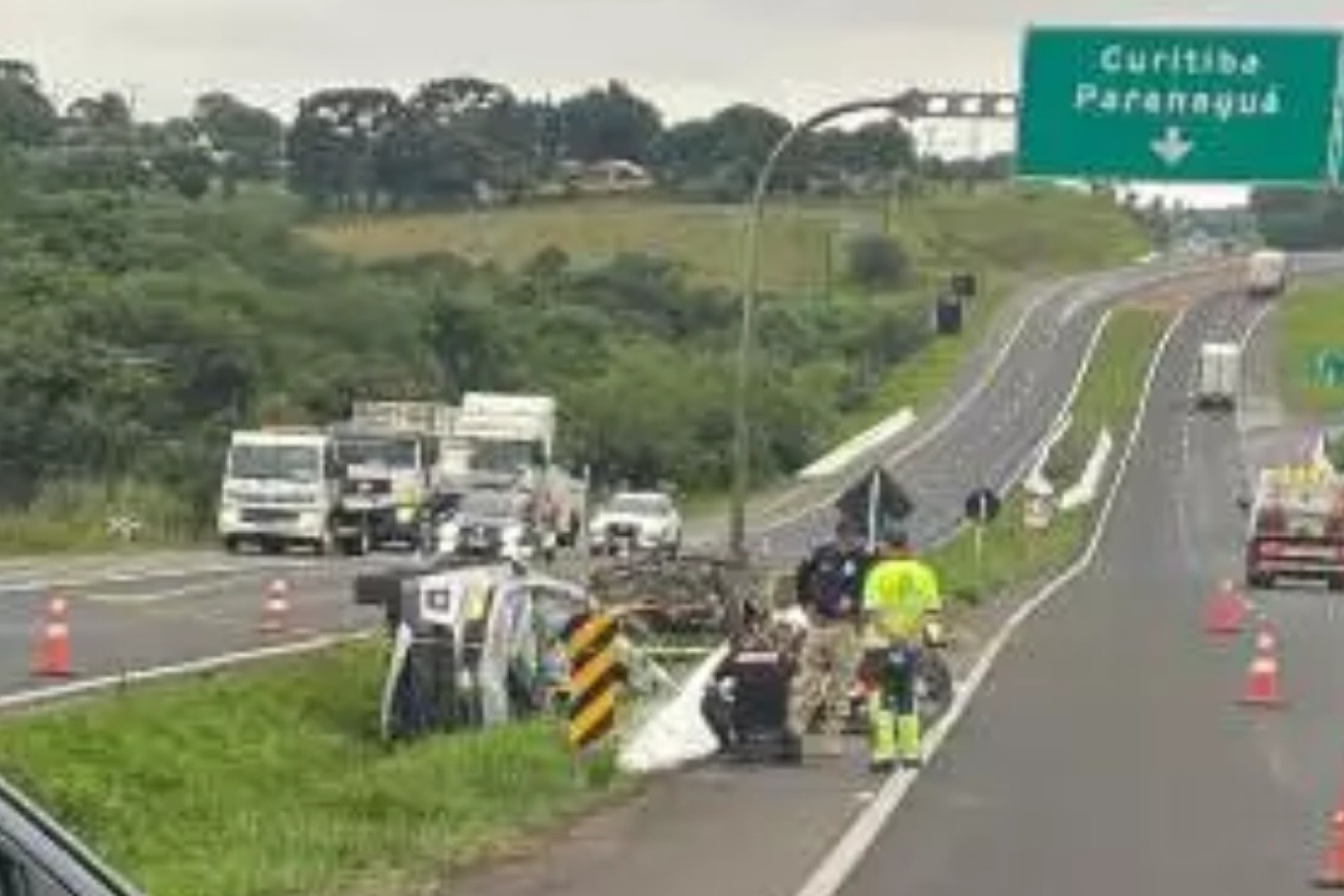 Missal: Amigos morrem em acidente na BR-277 após evento de motocicletas no Paraná