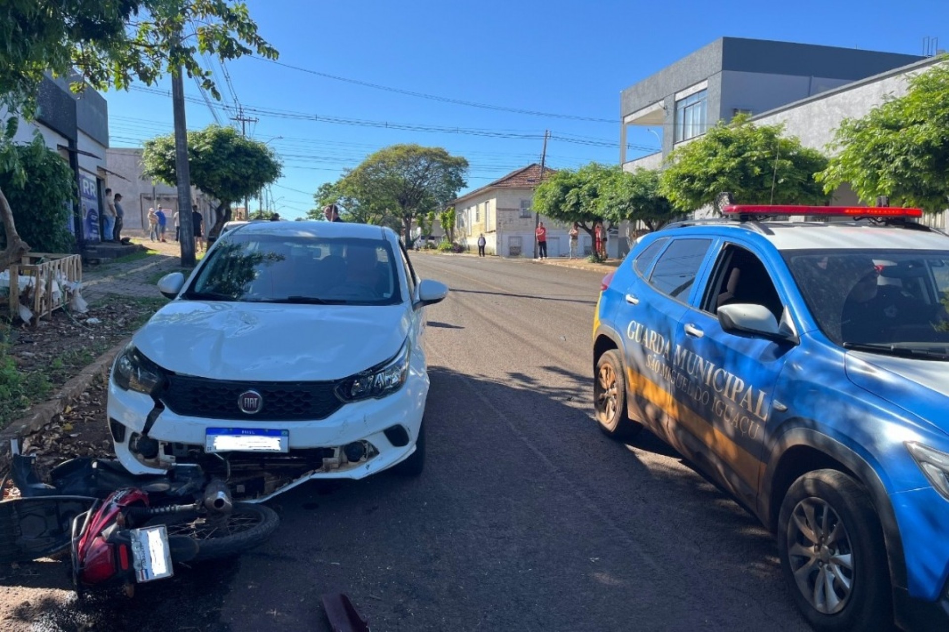 Motociclista fica em estado grave após acidente em São Miguel do Iguaçu