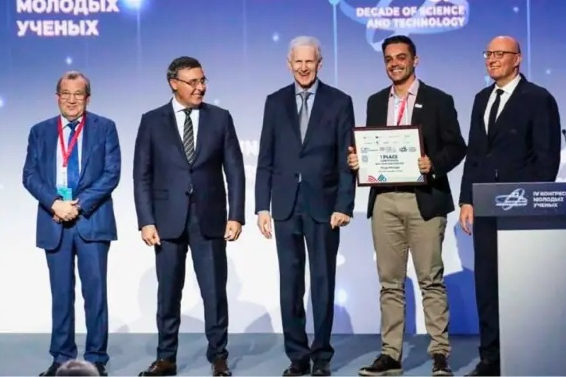 Pesquisador de Medianeira conquista premiação internacional na Rússia