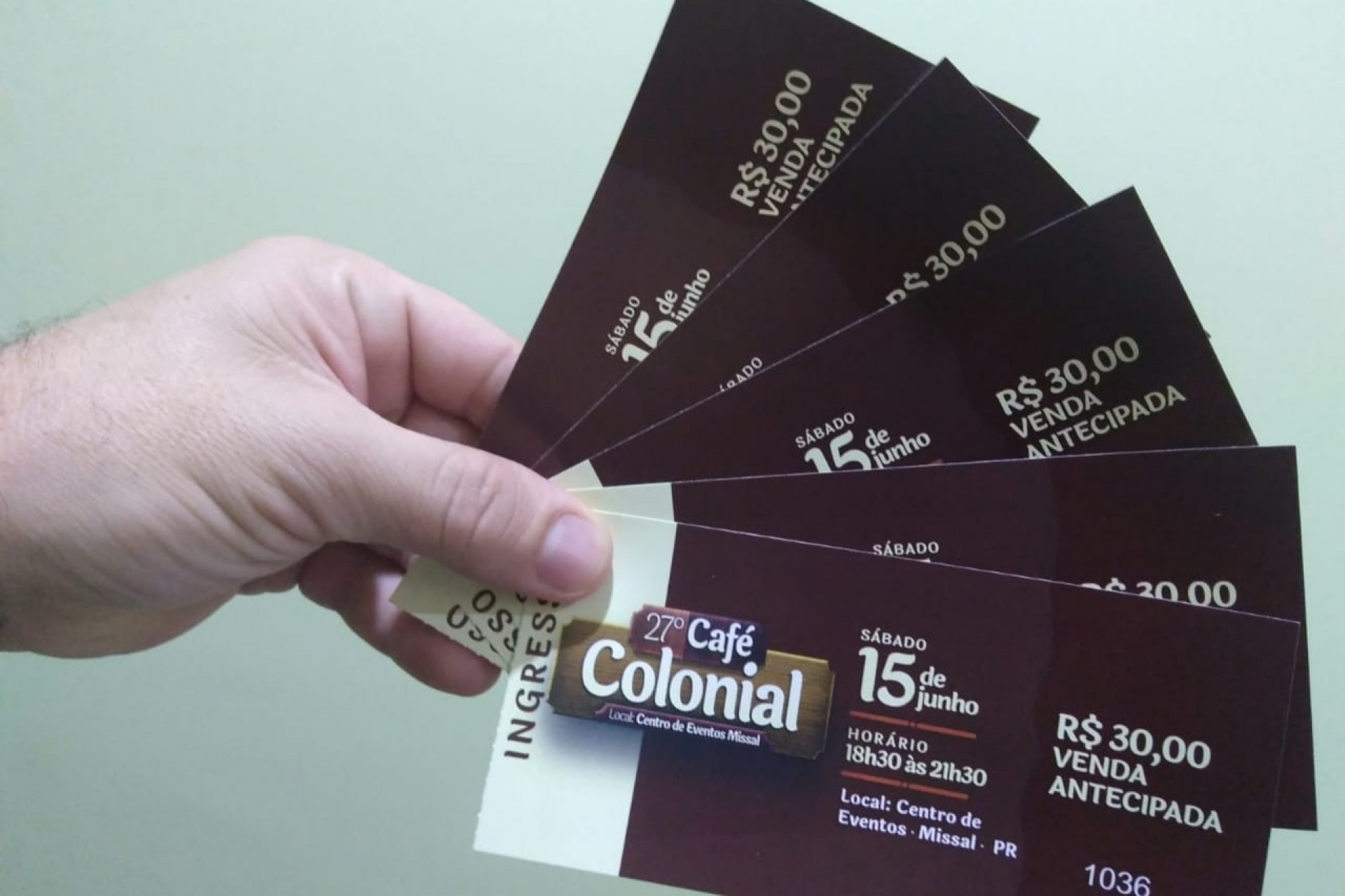 Saiba quais os Pontos de Venda de Fichas para o 27º Café Colonial de Missal