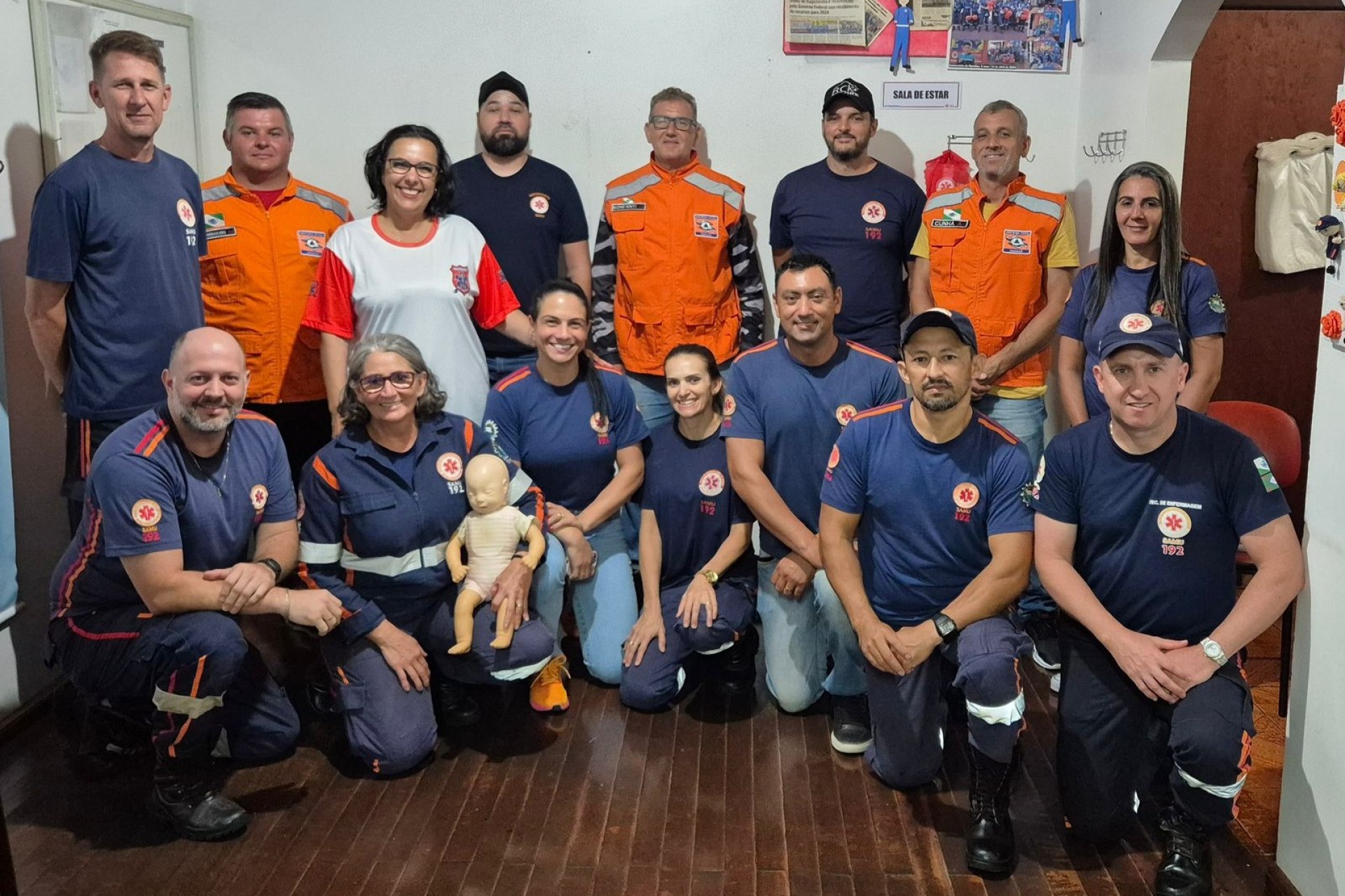 Socorristas do SAMU de Itaipulândia participam de curso de atualização