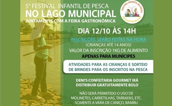 5º Festival Infantil de pesca promete diversão e solidariedade em missal