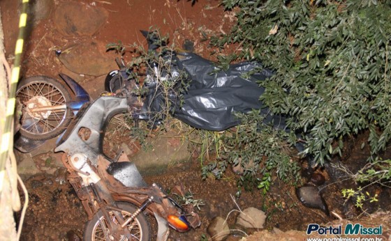 Acidente de moto causa óbito na estrada que liga a cidade a prainha de Vila Natal em Missal