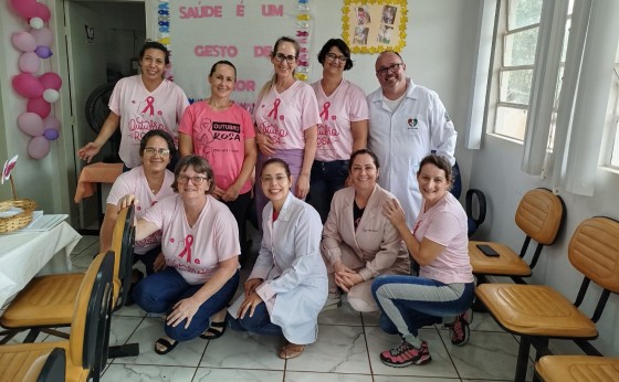 Ações alusivas ao Outubro Rosa encerram com atendimentos em Linha Santa Catarina