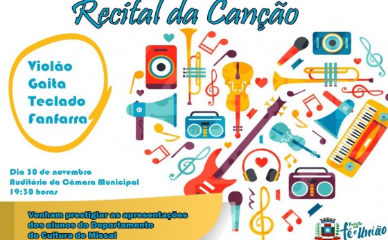 Departamento de Cultura de Missal prepara o Recital da Canção