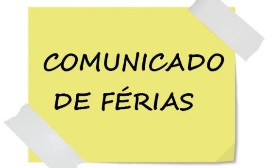 Dezembro a secretaria de obras estará em férias coletivas