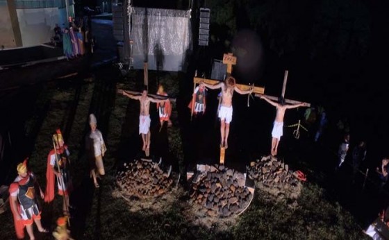 Encenação da Paixão de Cristo acontece hoje em Santa Helena