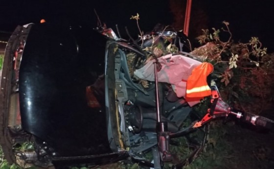 Grave Acidente na PR-497 Deixa um Morto e Quatro Feridos em São Miguel do Iguaçu