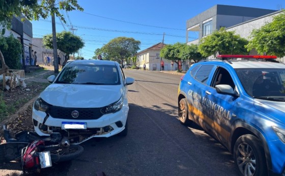 Motociclista fica em estado grave após acidente em São Miguel do Iguaçu