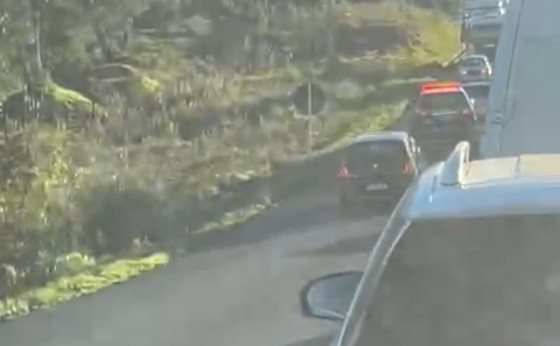 Vídeo: Motorista em fuga morre após bater em viatura da PRF; Vídeo registrou o acidente