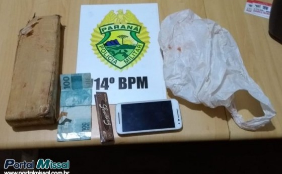 Policia Militar de Missal apreende drogas e prende duas pessoas em Dom Armando