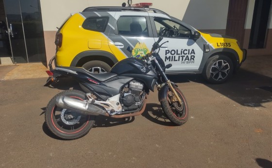 Polícia Militar de Missal apreende motocicleta e detém suspeitos após denúncia anônima