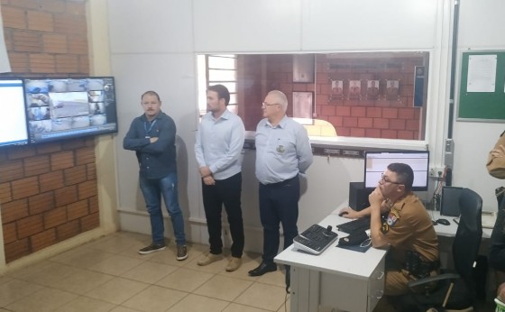 Representantes de Missal participaram da solenidade de reestruturação da sala de Operações do BPFron