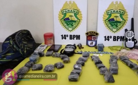 Três são detidos por tráfico de drogas no Bairro Parque Independência em Medianeira